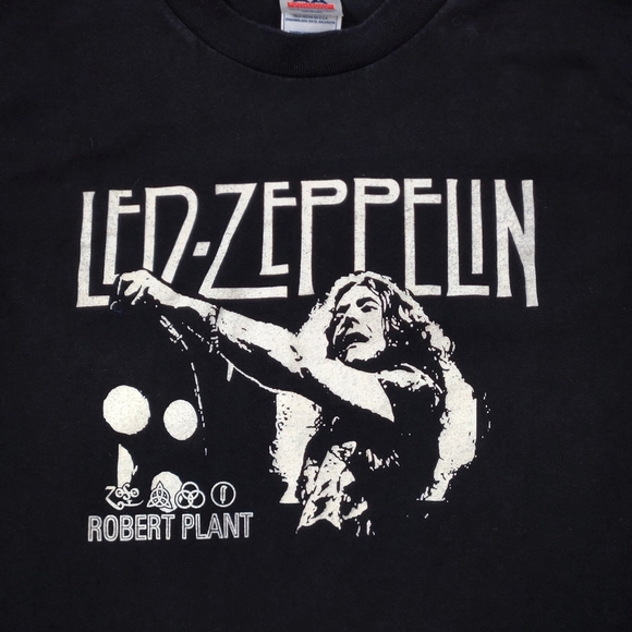 VINTAGE LED ZEPPELIN ROBERT PLANT T-SHIRT SIZE SMALL - Picture 3 of 6